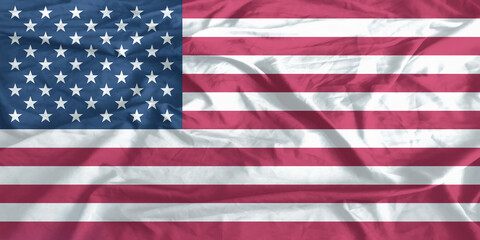 Obraz premium United States of America Flag Waving Close Up