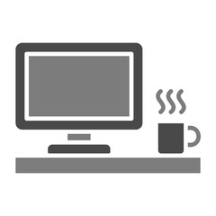 Fototapeta premium Workspace Icon