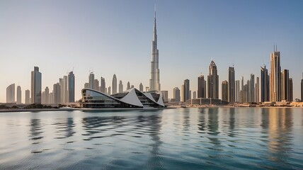 Obraz premium Abu Dhabi of Dubai beautiful picture view,