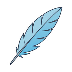 feather icon, feather vector illustration-simple illustration of feather, perfect for feather logos and themed design 