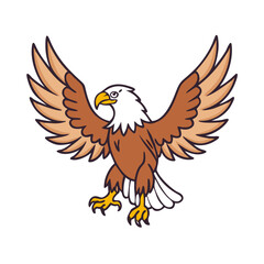 eagle with spread wings icon, eagle with spread wings vector illustration-simple illustration of eagle with spread wings, perfect for eagle with spread wings logos and themed design 