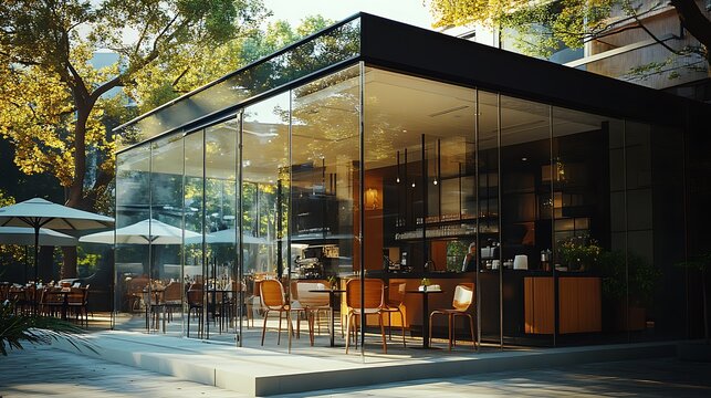 Daylight and modern glass a cozy urban architectural experience