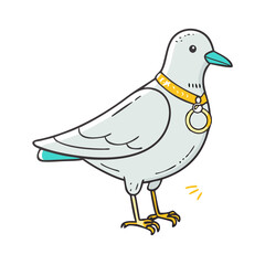 bird ringing banding tag icon, bird ringing banding tag vector illustration-simple illustration of bird ringing banding tag, perfect for bird ringing banding tag logos and themed design 