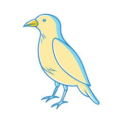 bird silhouette icon, bird silhouette vector illustration-simple illustration of bird silhouette, perfect for bird silhouette logos and themed design 