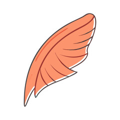 bird wing close up icon, bird wing close up vector illustration-simple illustration of bird wing close up, perfect for bird wing close up logos and themed design 