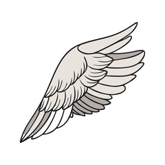 bird wing close up icon, bird wing close up vector illustration-simple illustration of bird wing close up, perfect for bird wing close up logos and themed design 