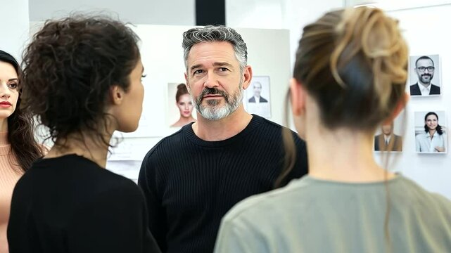 Audition Process in Modern Studio with Casting Directors