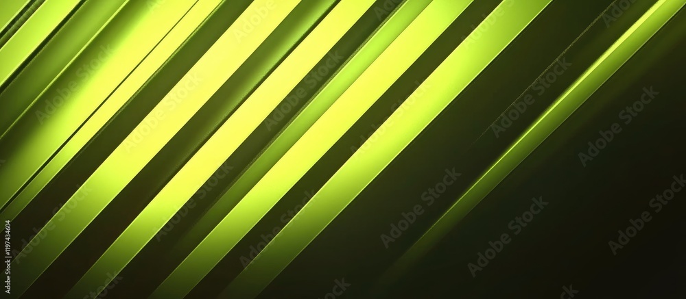 Aufkleber abstract green diagonal lines background with gradient effect and copy space for text placement.