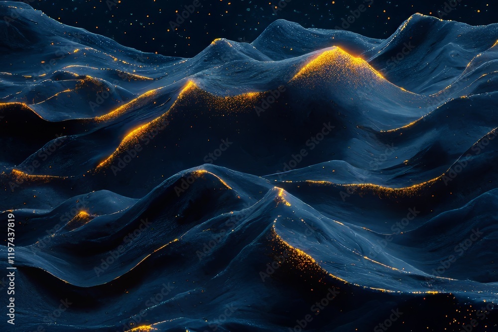 Poster big data information flow technology background