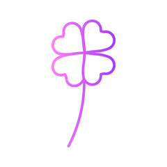 clover gradient icon