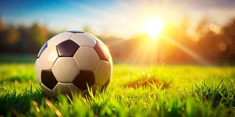 soccer ball on grass