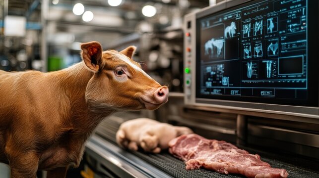 Future of Food: Piglet in Modern Slaughterhouse