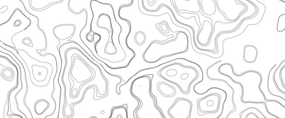 Vector topographic map and landscape terrain texture grid.