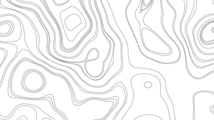 Vector topographic map patterns, White wave paper curved reliefs abstract background
