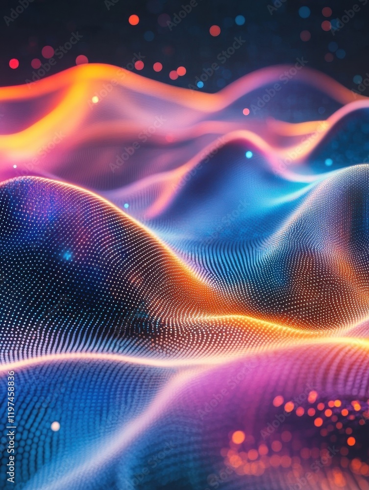 Poster abstract technology communication background. digital innovation concept for your design.