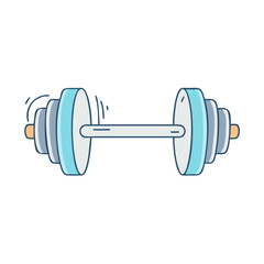 barbell with weights icon, barbell with weights vector illustration-simple illustration of barbell with weights, perfect for barbell with weights logos and themed design 