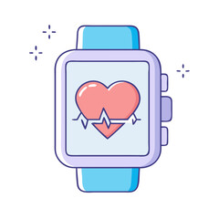 heart rate monitor icon, heart rate monitor vector illustration-simple illustration of heart rate monitor, perfect for heart rate monitor logos and themed design 
