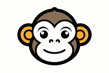 Cute Animal Kawaii Vector art in Illustration on White Background