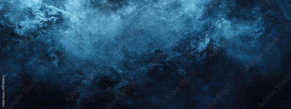 Poster dark blue abstract texture design with swirling patterns and gradients suitable for backgrounds or o