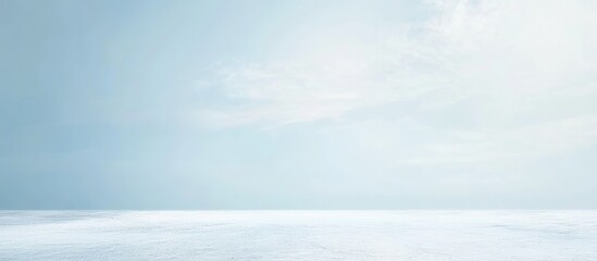 Collaborative Business Team Meeting in Bright Minimalist Office with Soft Blue and White Tones Featuring Empty Copy Space for Text