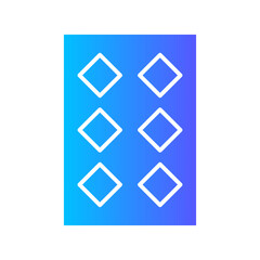 Card game gradient icon