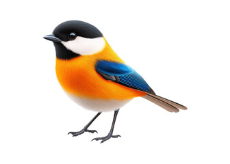 Colorful Bird Isolated on Transparent Background, Vibrant Feathered Wildlife, Perfect for Design and Creative Projects