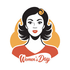 Elegant Women's Day Typography. Feminine Designs for Celebrations
