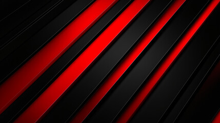 Obraz premium Glossy red and black diagonal streaks with sharp angular details and a sleek futuristic design