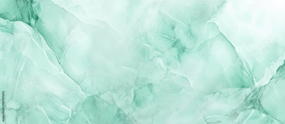 Poster aqua green marble texture with soft veining and subtle gradients ideal for backgrounds and abstract 