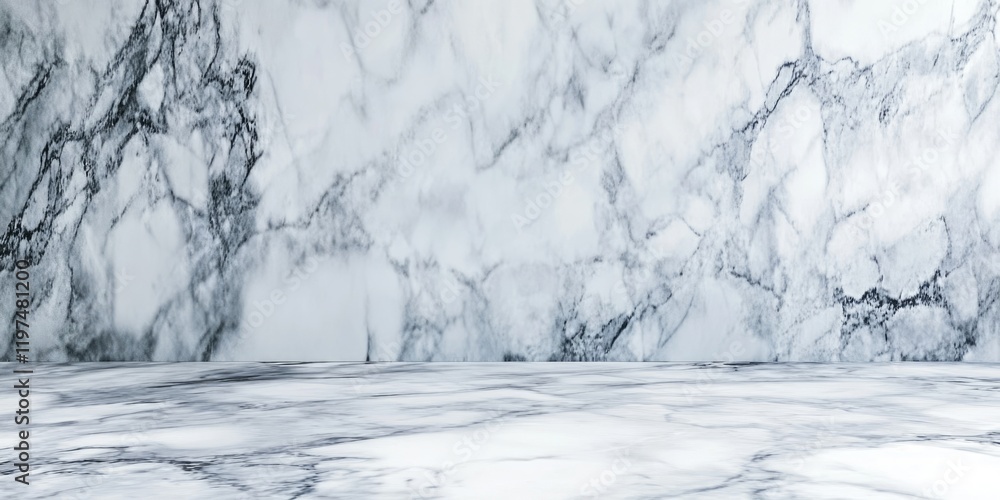 Poster white and grey marble texture background with smooth surface and detailed veining ideal for display 