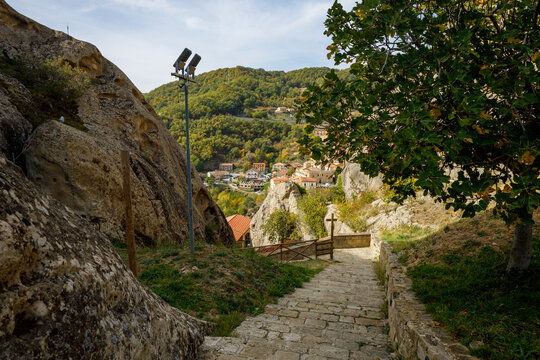 Landscape from Castelmezzano in the Lucane Dolomites in the heart of the Basilicata region, Italy
