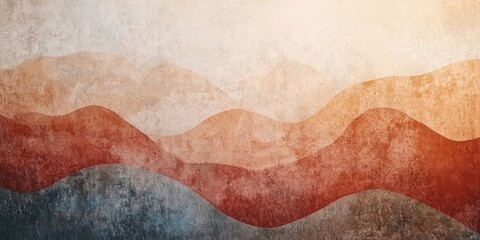 Abstract textured background with soft waves in warm earth tones and subtle gradients ideal for copy space usage