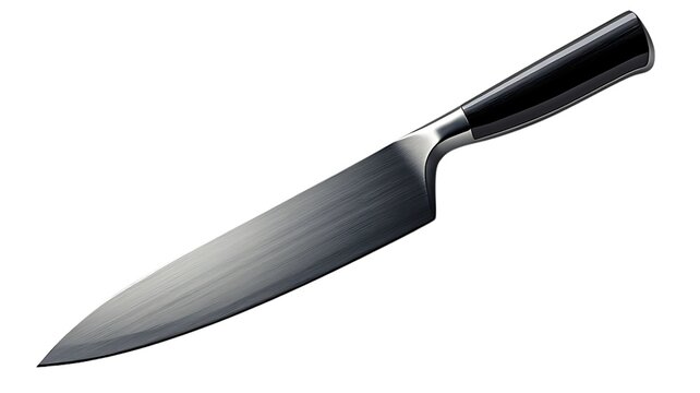 kitchen knife isolated on white