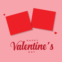red valentines card
