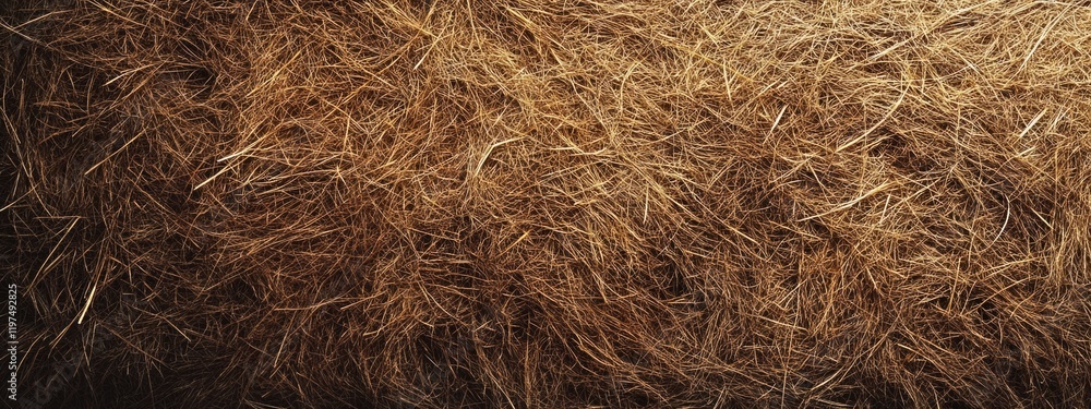 Poster dry hay texture background with intricate details and warm tones suitable for various applications c