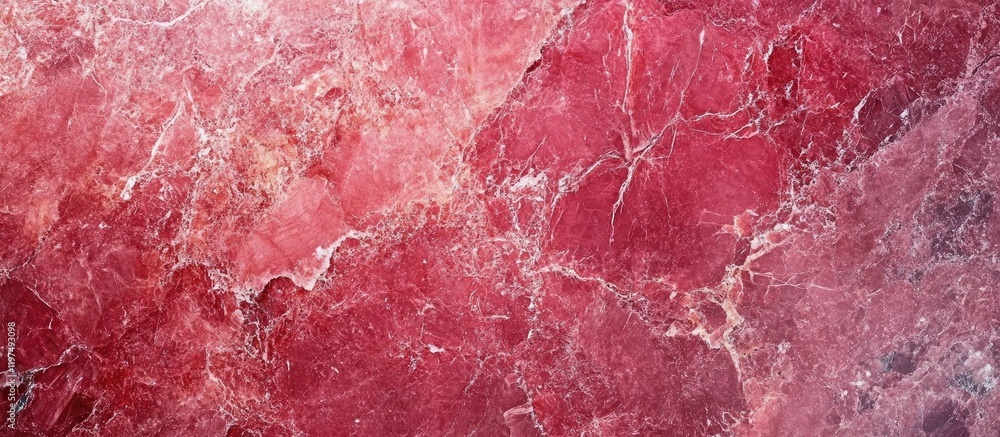 Aufkleber red marble texture with intricate veins and patterns ideal for backgrounds and designs copy space