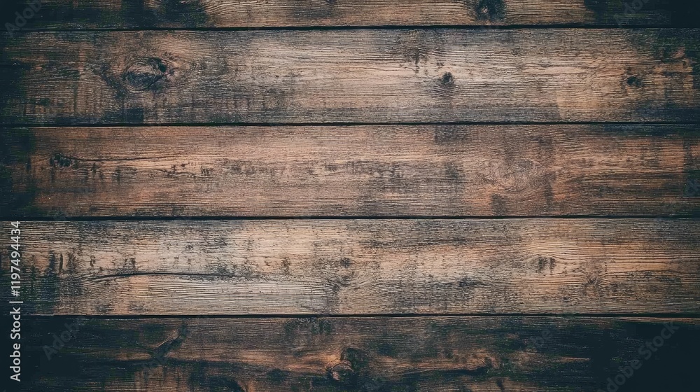 Poster wooden plank background with natural textures for design projects and copy space for text insertion