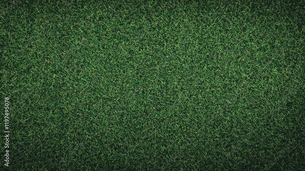 Poster lush green grass texture background with copy space for design or text placement in marketing or cre