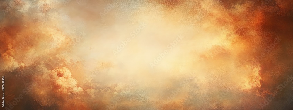 Aufkleber sunset sky background with dramatic clouds and warm tones ideal for text overlay copy space