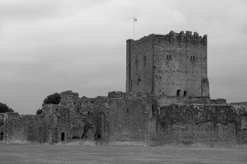 originally built in the late 3rd century Portchester Castle Hampshire England is the most...