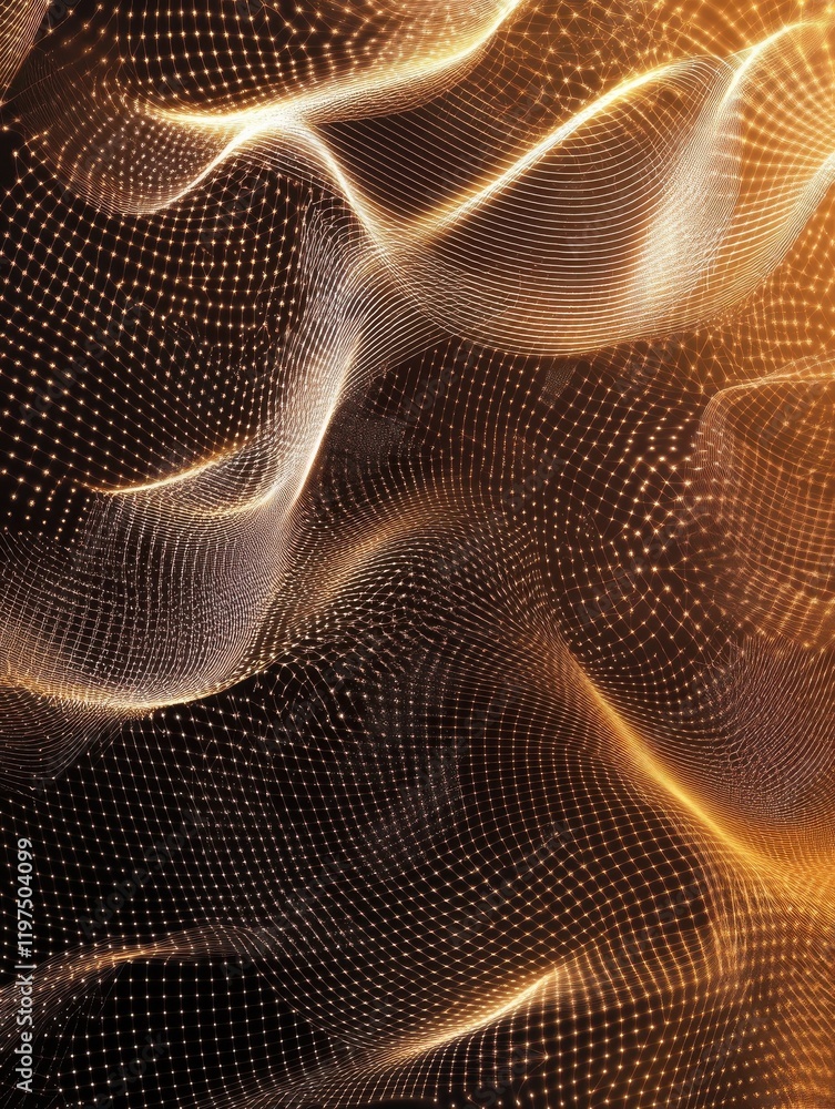Poster digital technology background. abstract hexagons background with lines and dots. design for science,