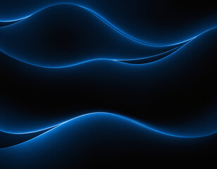 abstract blue wave background