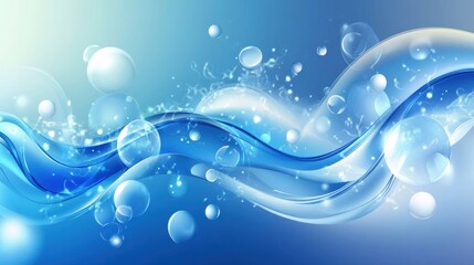 Blue vibrant abstraction. Eps 10 vector