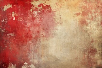Fototapeta premium This striking piece of art features a combination of bold reds with subtle beige highlights, creating an abstract yet captivating piece that could elevate any room's decor.