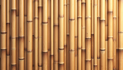 Fototapeta premium Bamboo texture background, natural brown tones, eco-friendly design