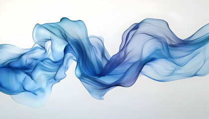 Abstract design with flowing blue tones, evoking creativity and calmness -
