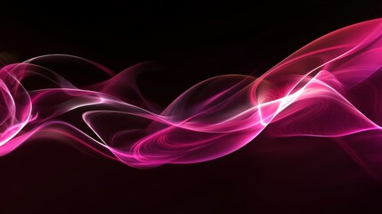 Naklejka premium Stunning Pink Abstract Waves Graphic Design Background