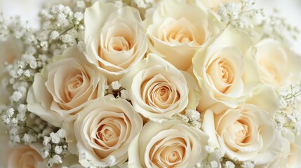 Obraz premium wedding bouquet of roses