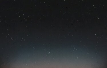 Fototapeta premium Clear Night Sky with Stars and Deep Blue Background Captured in a Tranquil Setting Under the Universe