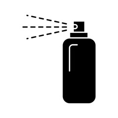 Bottle spray icon color editable 